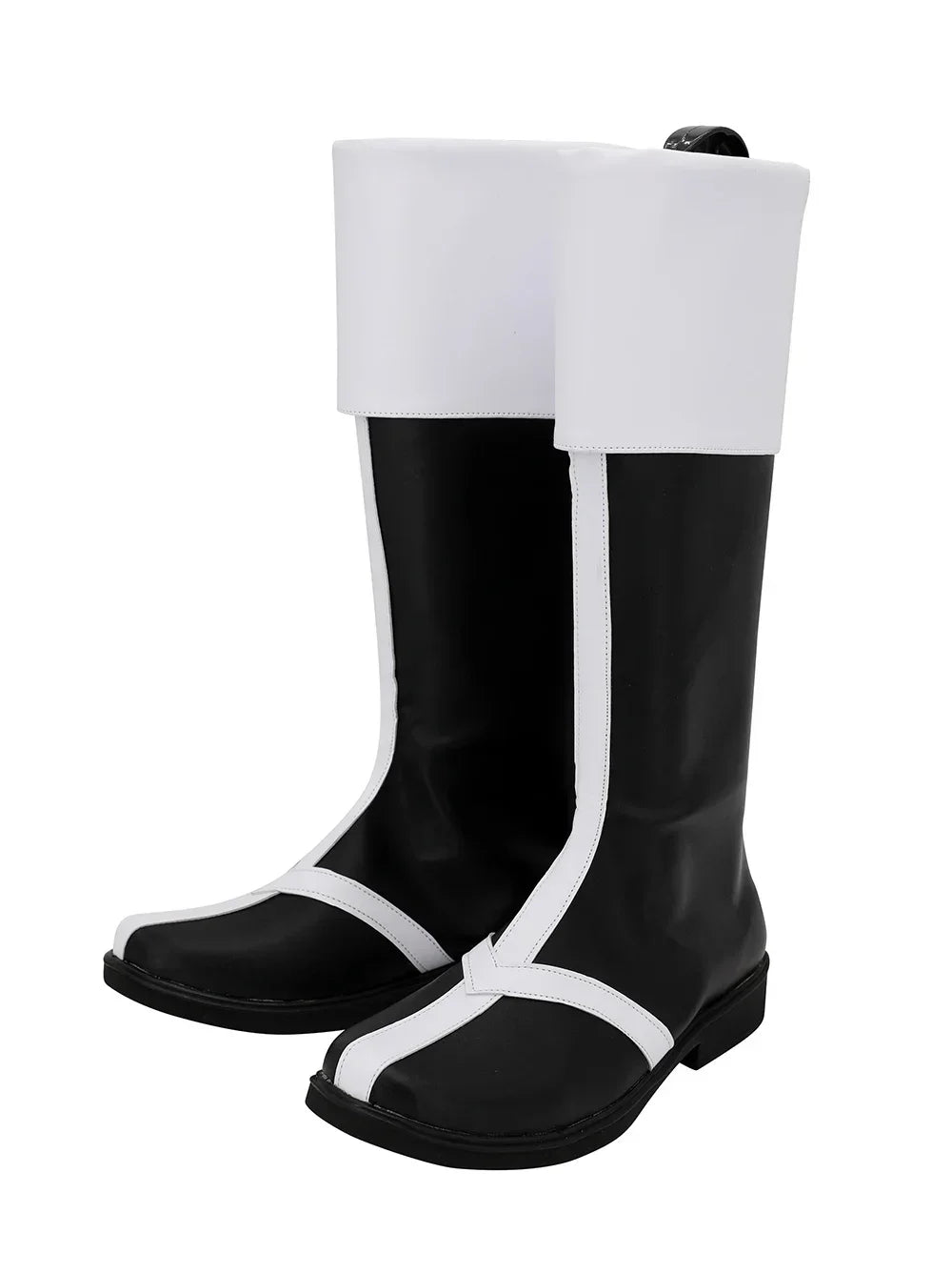 Bottes de cosplay d'Ulquiorra Cifer de Bleach, chaussures noires personnalisées