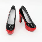 NEON GENESIS EVANGELION Rei Ayanami Black Combat Shoes High Heel Boots