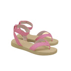 Chaussures de cosplay de Nezuko Kamado (Demon Slayer), sandales roses sur mesure