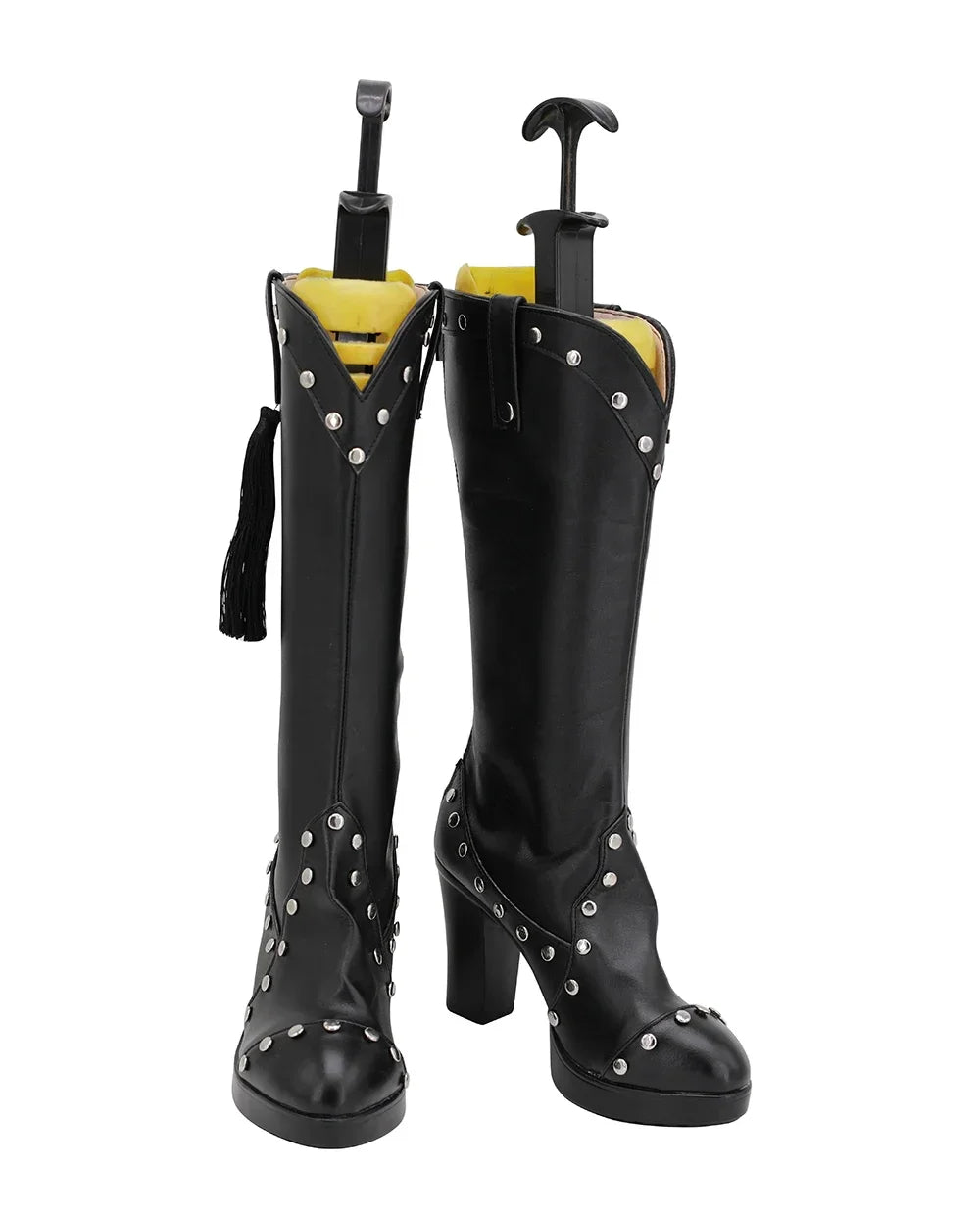 Final Fantasy Tifa Lockhart Cosplay Boots High Heel Black Shoes