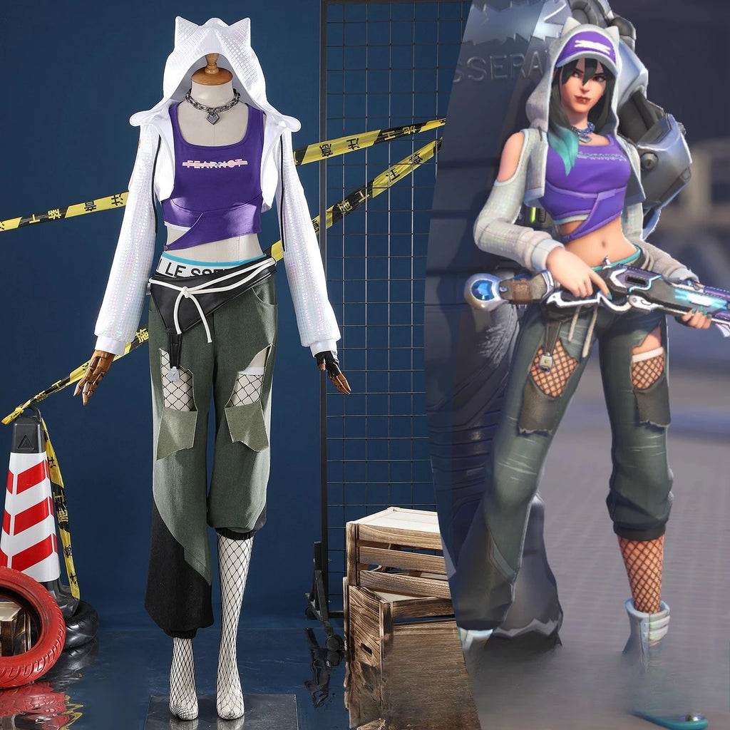 Overwatch Ashe Cosplay Costume Cowgirl Outfit Cosplay Suit Full Set