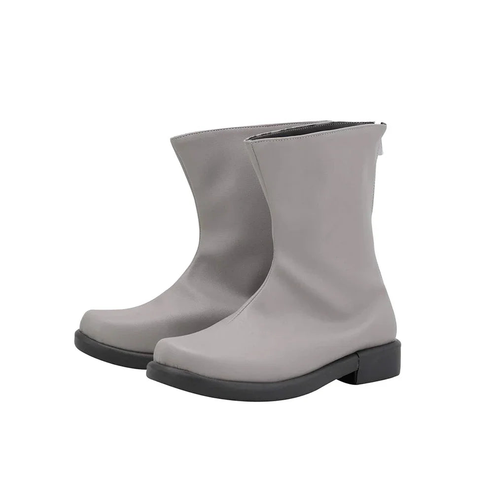 The Seven Deadly Sins Gowther Cosplay Boots Grey Shoes