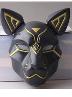 Overwatch Ana Bastet Skin Full Face Cosplay Mask Prop