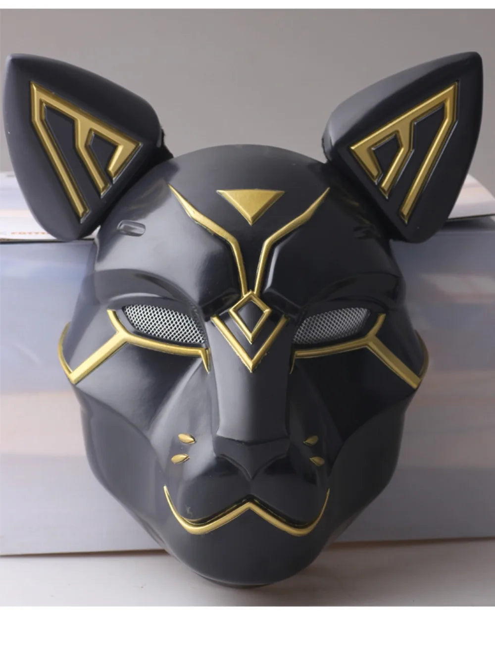 Overwatch Ana Bastet Skin Full Face Cosplay Mask Prop