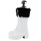 Bottes de cosplay Bleach Hitsugaya Toushirou, chaussures blanches sur mesure