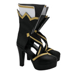 Sword Art Online ALO Asada Shino Cosplay Boots High Heel Black Sandals