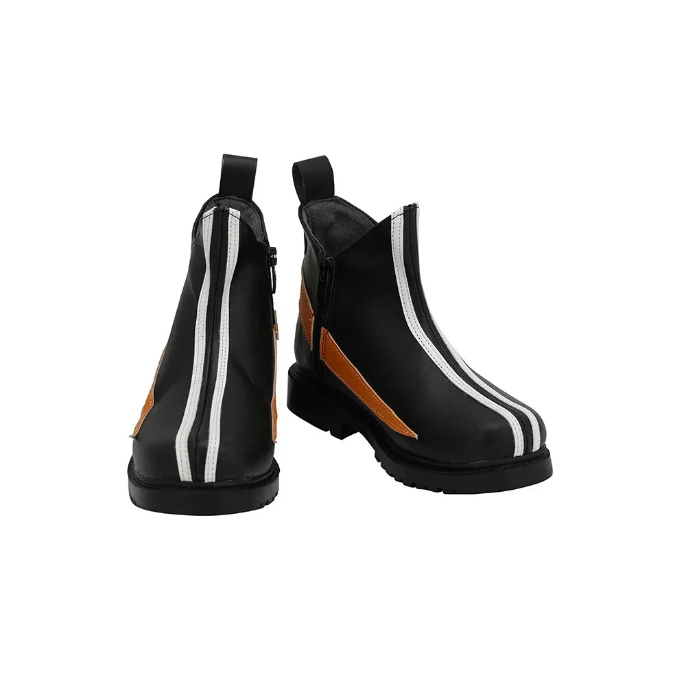 Arknights Siege Cosplay Boots Black Shoes