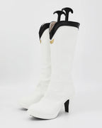 Sailor Moon Pluto Cosplay Shoes Setsuna Meiou High Heel Boots Custom Made