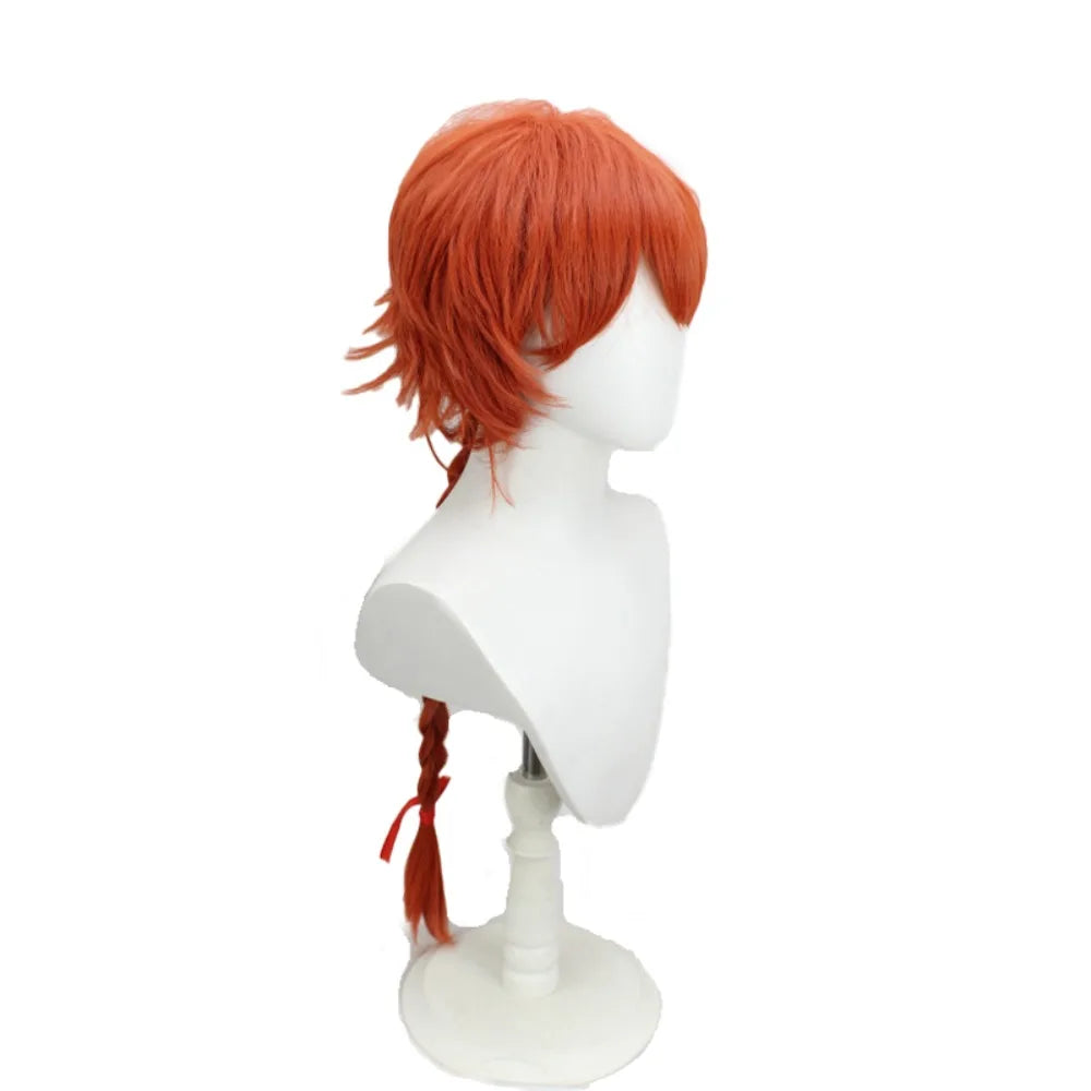 Gintama Cosplay Kamui Orange Anime Wig for Costume Halloween Party