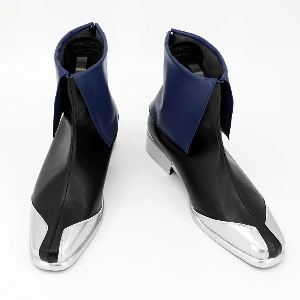 Gundam SEED Mwu La Flaga Cosplay Shoes Anime Boots Custom Made