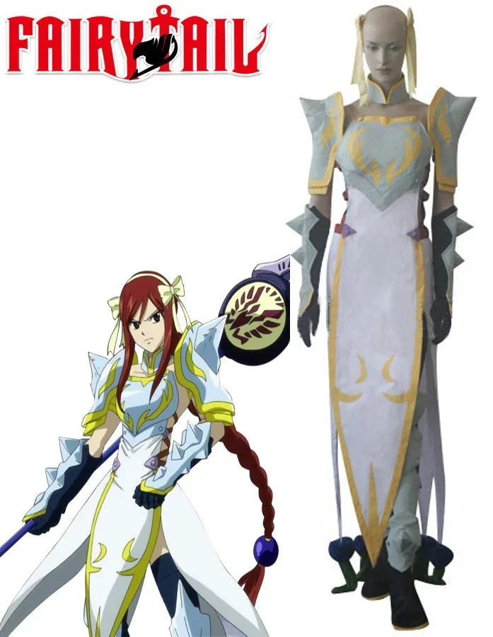Fairy Tail Erza Scarlet Lightning Empress Cosplay Costume Custom Made