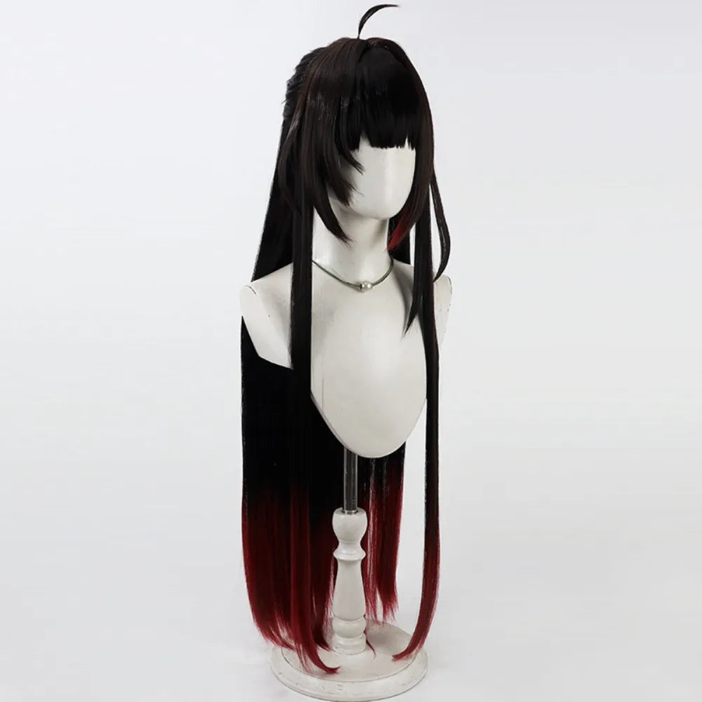 Honkai Star Rail Lingsha Cosplay Wig Black Hair