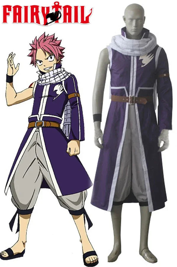 Fairy Tail Natsu Dragneel Cosplay Costume Custom Made