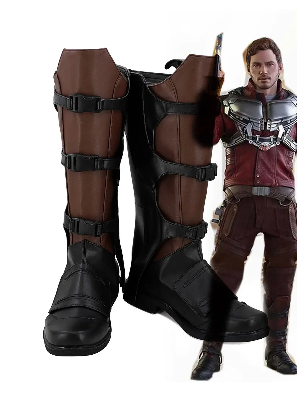 Guardians of The Galaxy Star Lord Cosplay Boots Shoes Custom Made