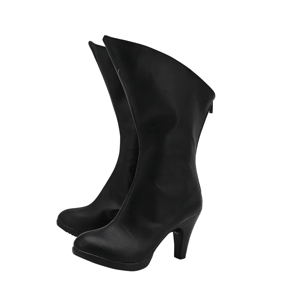 Hazbin Hotel Vaggie Cosplay Boots Vagatha High Heel Shoes