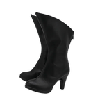 Hazbin Hotel Vaggie Cosplay Boots Vagatha High Heel Shoes