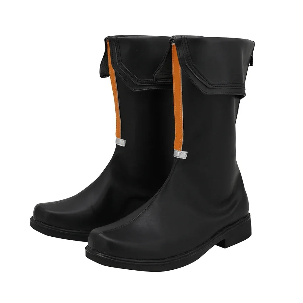 Arknights Courier Cosplay Boots Black Shoes