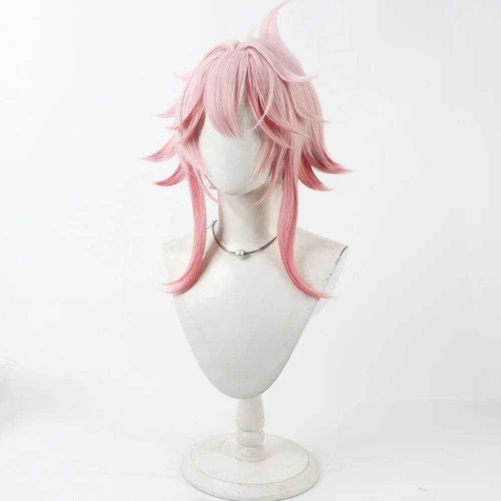 Honkai Star Rail Evanescia Cosplay Wig Pink Hair