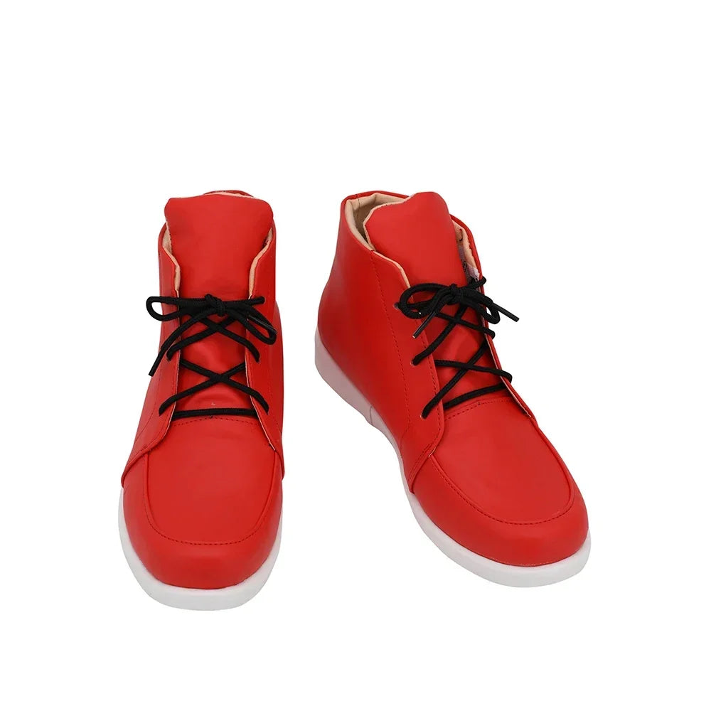 My Hero Academia Tomura Shigaraki Cosplay Boots Red Shoes