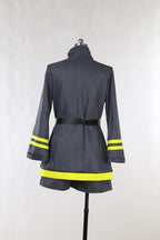 Costume complet de cosplay de Shaw (Arknights) avec manteau et pantalon, confectionné sur mesure à toutes les tailles.