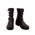 Final Fantasy VII Remake Aerith Gainsborough Cosplay Boots Brown Shoes