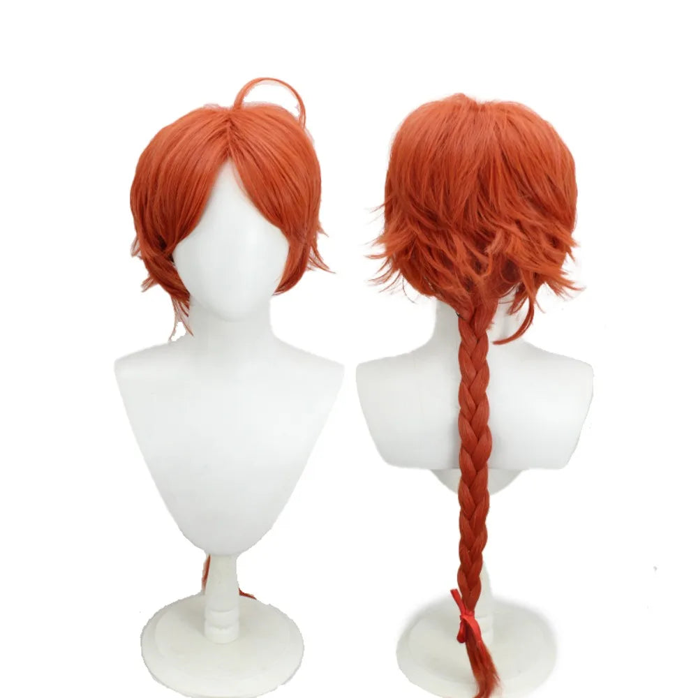 Gintama Cosplay Kamui Orange Anime Wig for Costume Halloween Party