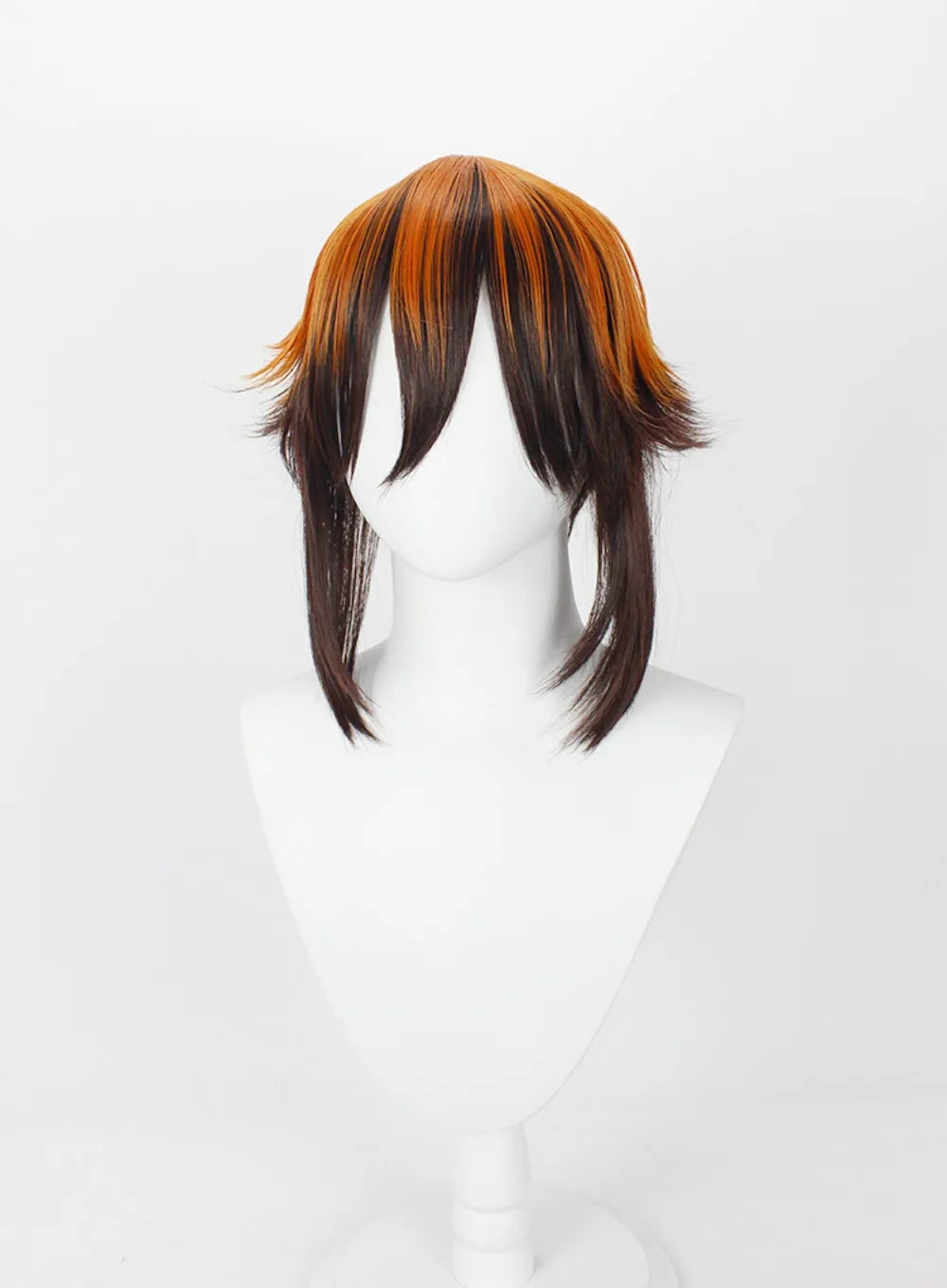 Yu-Gi-Oh! GX Jaden Yuki Cosplay Wig Spiky Two-Tone Brown Anime Hair | MiDicosplay