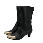 Arknights Swire Cosplay Boots Black High Heel Shoes