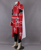 Sword Art Online SAO Heathcliff Cosplay Costume Knights of the Blood Outfit