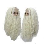 Professor Dumbledore Cosplay Wig Beard Set Light Blonde Hair