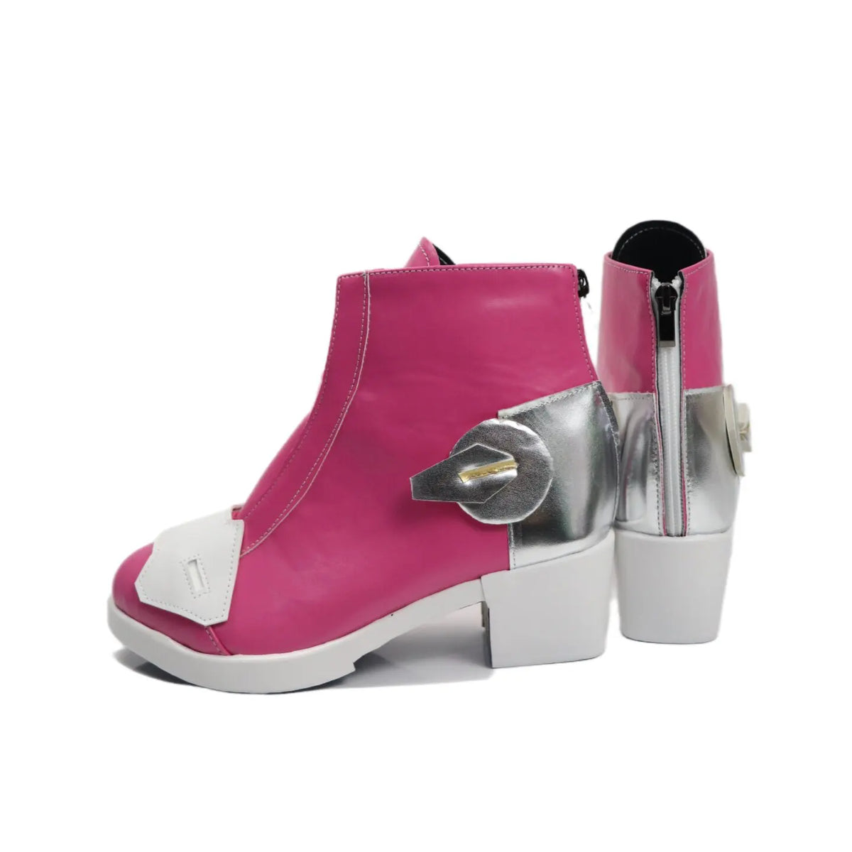 Overwatch Mercy Girl Group Cosplay Shoes Pink Boots