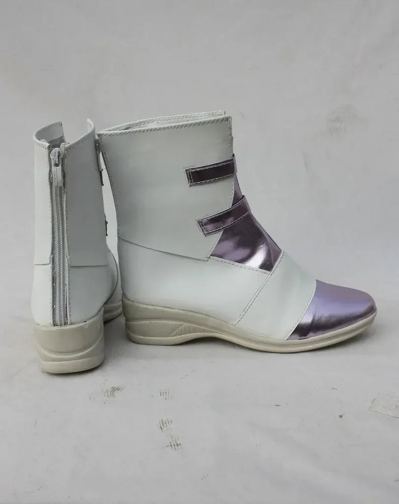 Final Fantasy 13 Serah Farron Cosplay Boots White Shoes