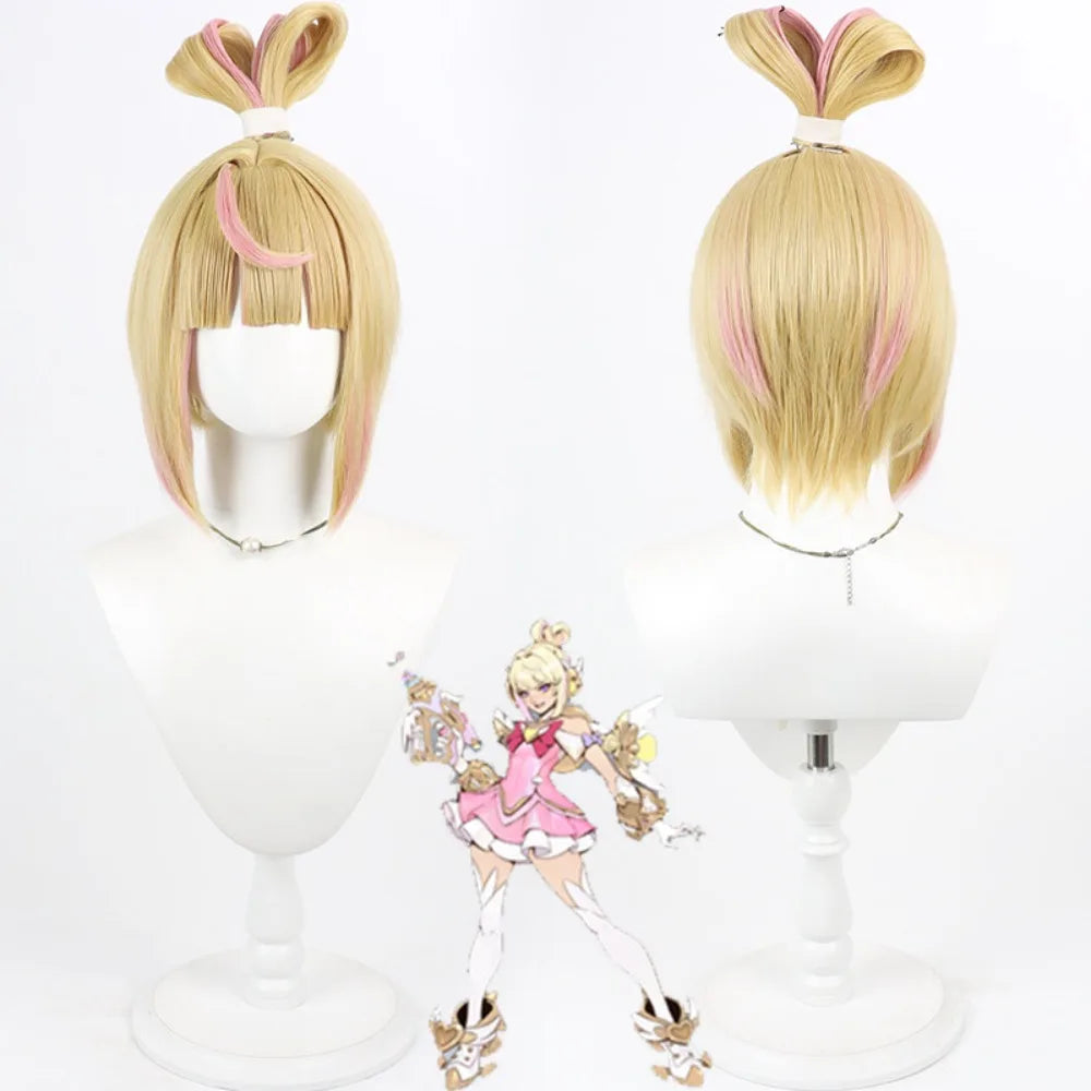 Overwatch 2 Juno Heart of Hope Cosplay Wig Blonde Hair