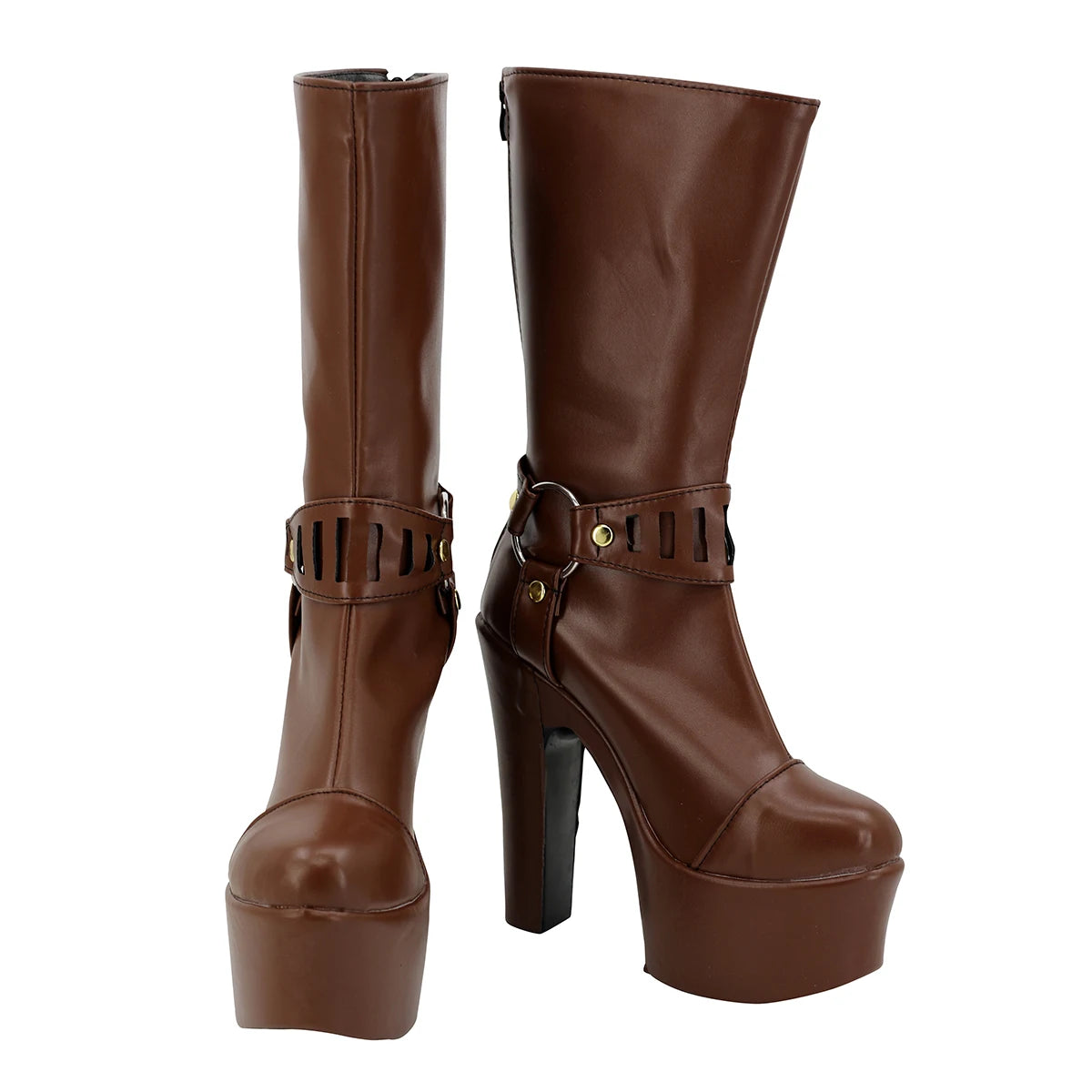 LOL Arcane Caitlyn Cosplay Boots High Heel Shoes