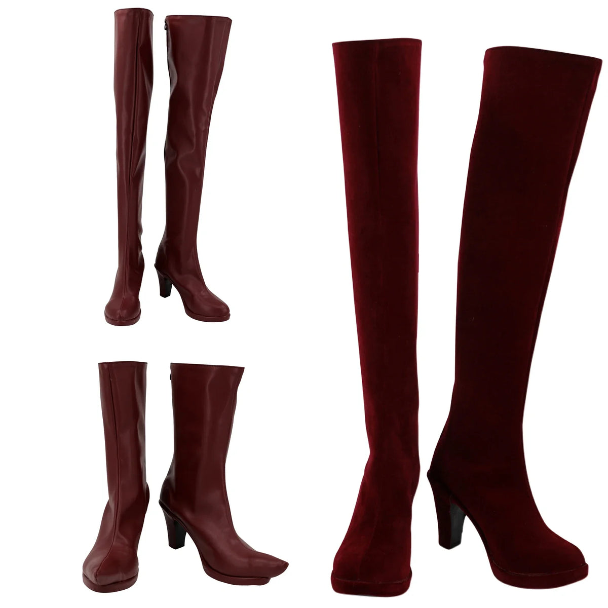 Hazbin Hotel Angle Dust Cosplay Shoes 3 Styles High Heel Boots Custom Made