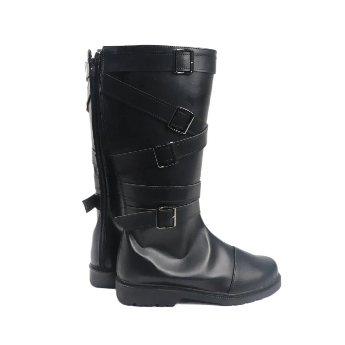Danganronpa Gundam Tanaka Cosplay Shoes Black Boots