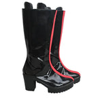 Bottes noires de cosplay K-Pop Demon Hunters Rumi, fabriquées sur mesure, toutes tailles 