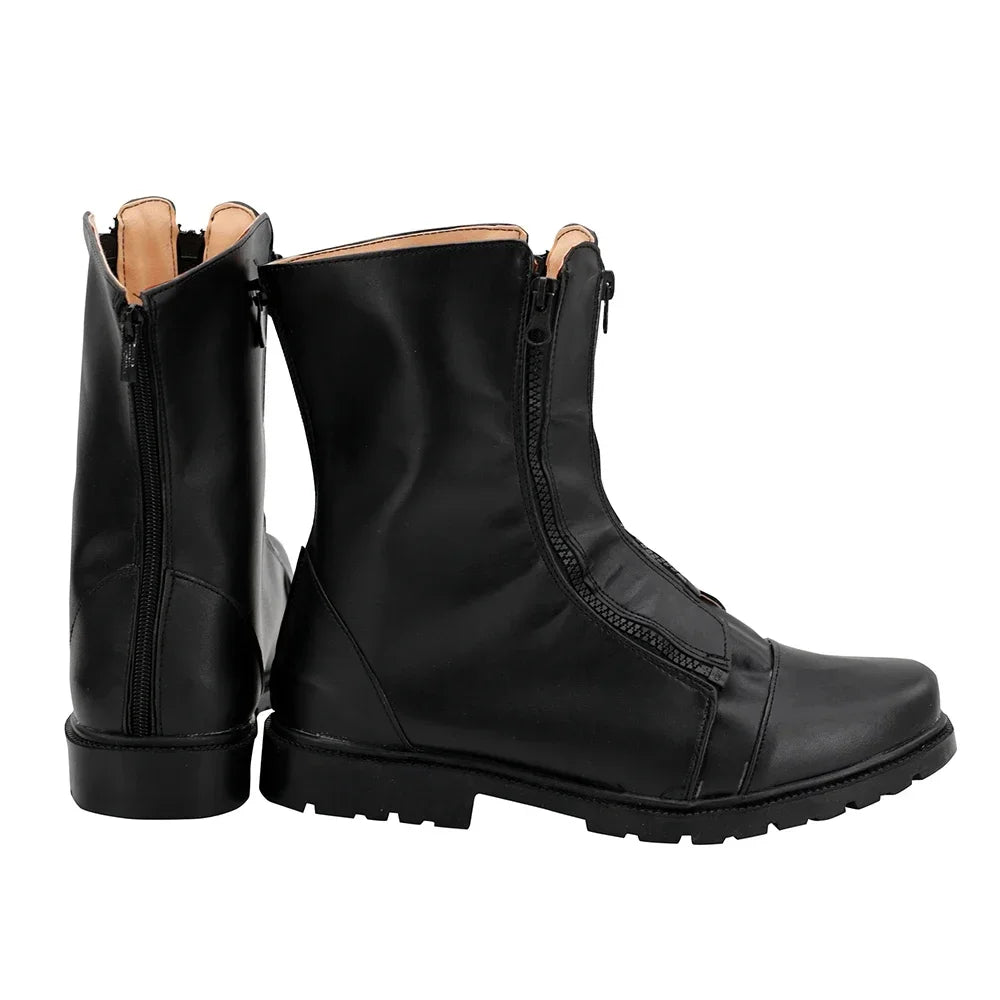 Final Fantasy Cloud Strife Cosplay Boots Black Shoes Any Size