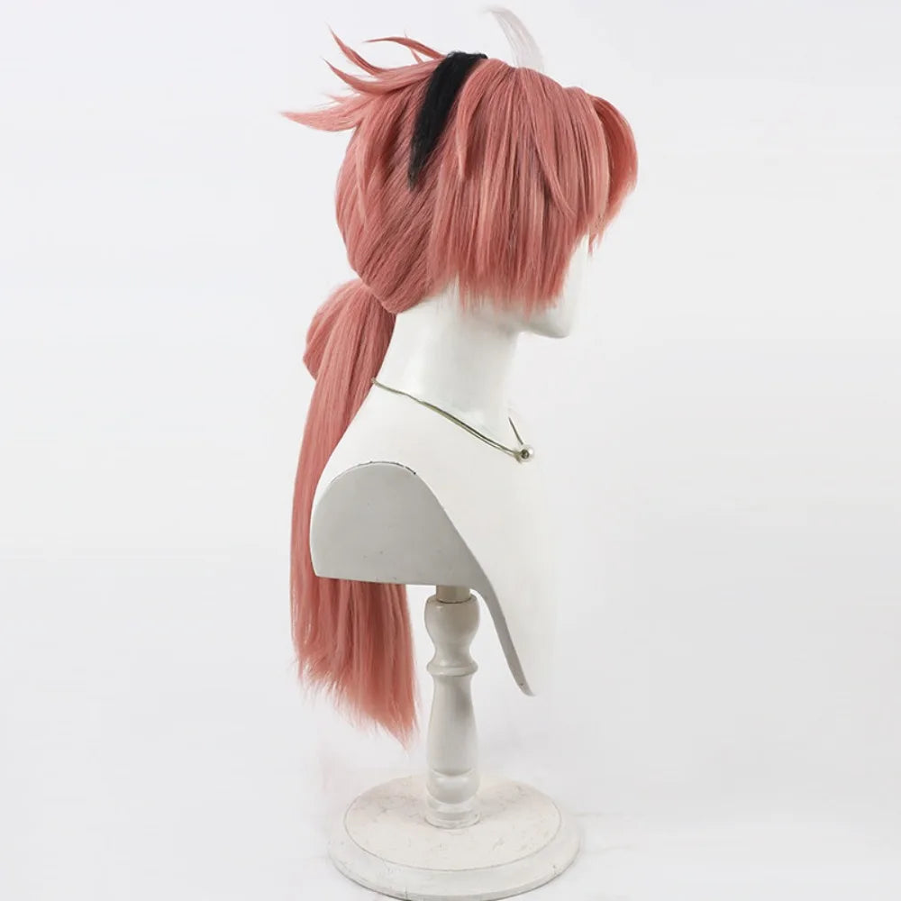 FGO Takasugi Shinsaku Cosplay Wig Realistic Scalp with Integrated Highlights Hair
