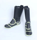 Overwatch Genji Oni Skin Cosplay Boots Black Shoes