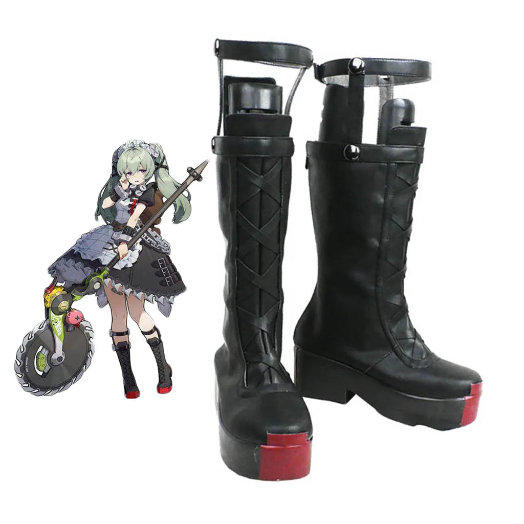 Zenless Zone Zero Corin Wickes Cosplay Boots Black Shoes