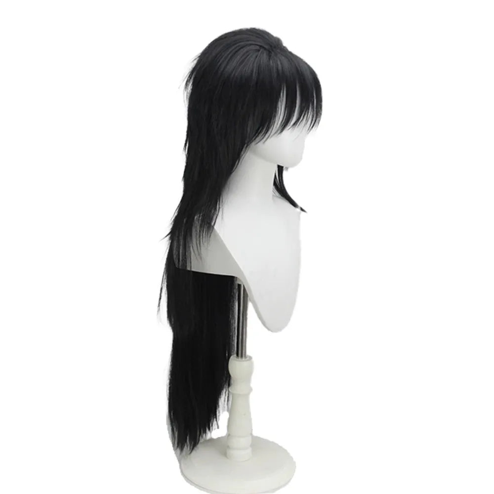 Final Fantasy 7 Vincent Valentine Cosplay Wig Black Long Straight Hair