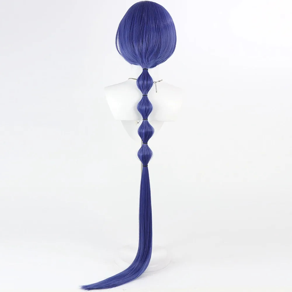 Zenless Zone Zero Promia Cosplay Wig Blue Styled Hair