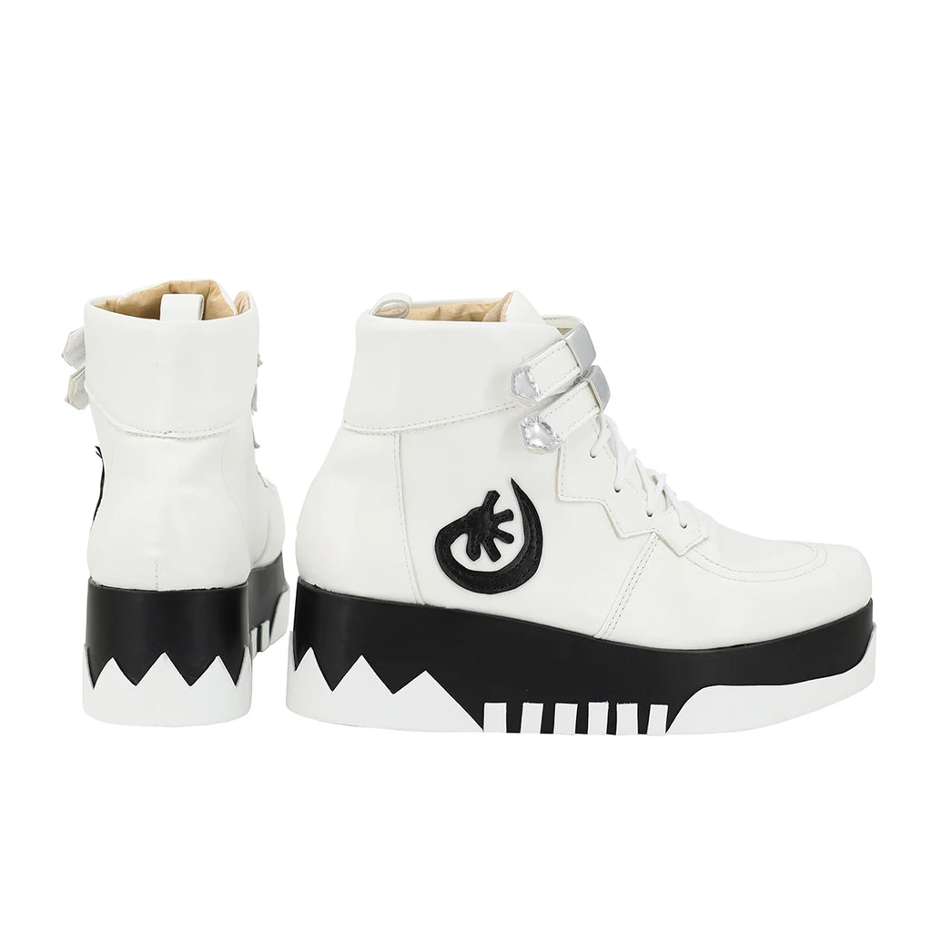 Chaussures de cosplay Zenless Zone Zero Komano Manato, bottes blanches personnalisées ZZZ