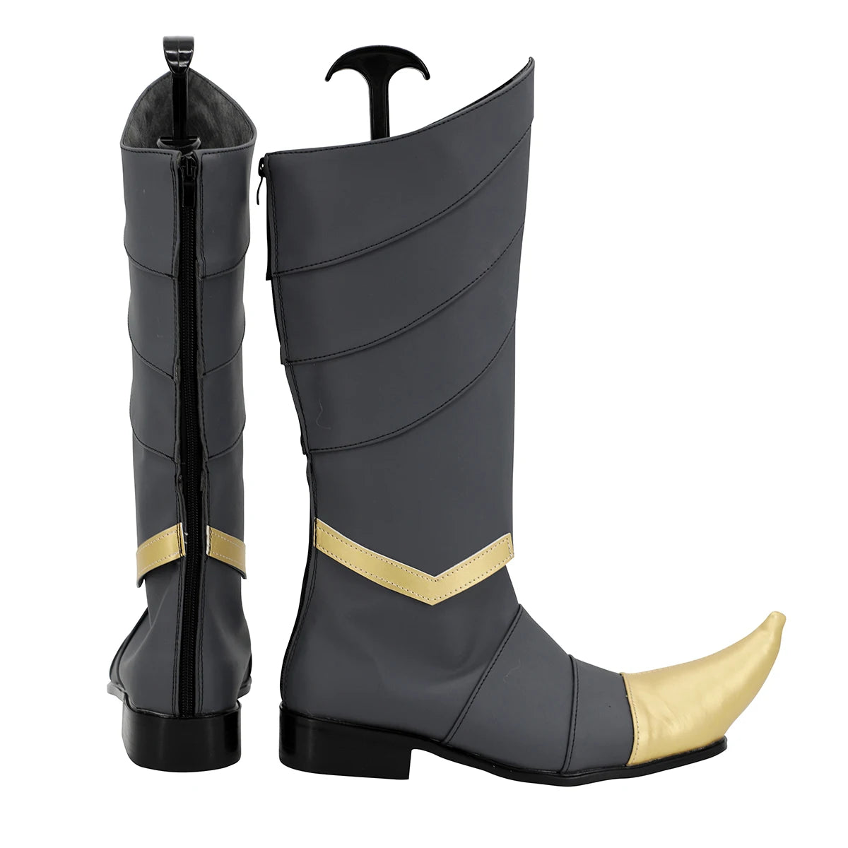 LOL Ruined King Viego Cosplay Boots Grey Shoes