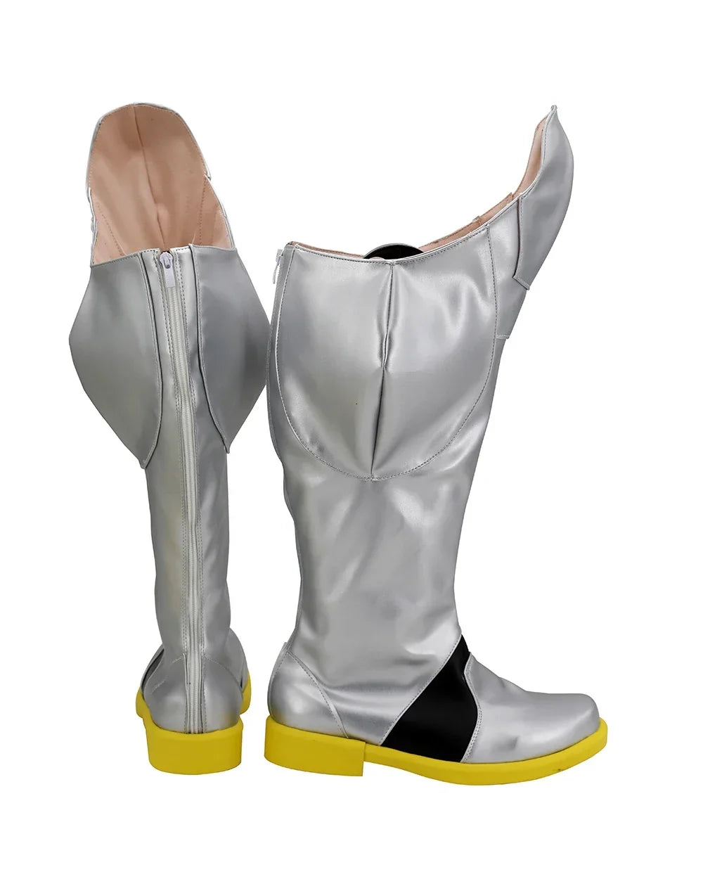 My Hero Academia All Might Cosplay Boots Silver Shoes Custom Made