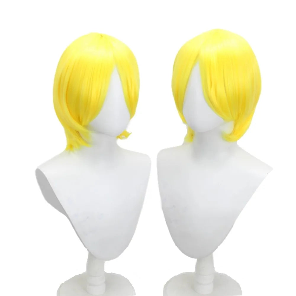 Limbus Company Don Quixote Cosplay Wig Yellow Hair