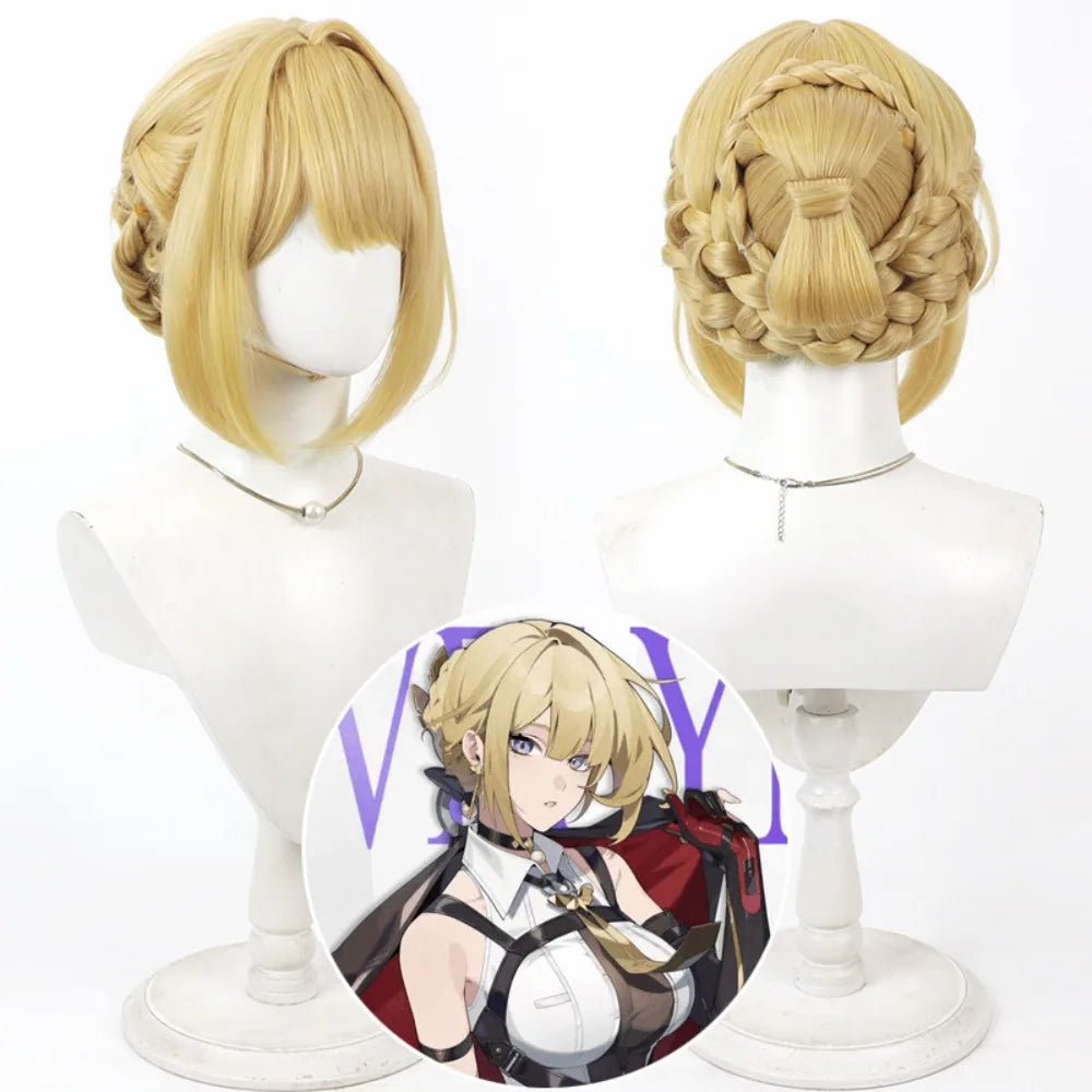 Zenless Zone Zero Evelyn Chevallier Cosplay Wig Realistic Hair