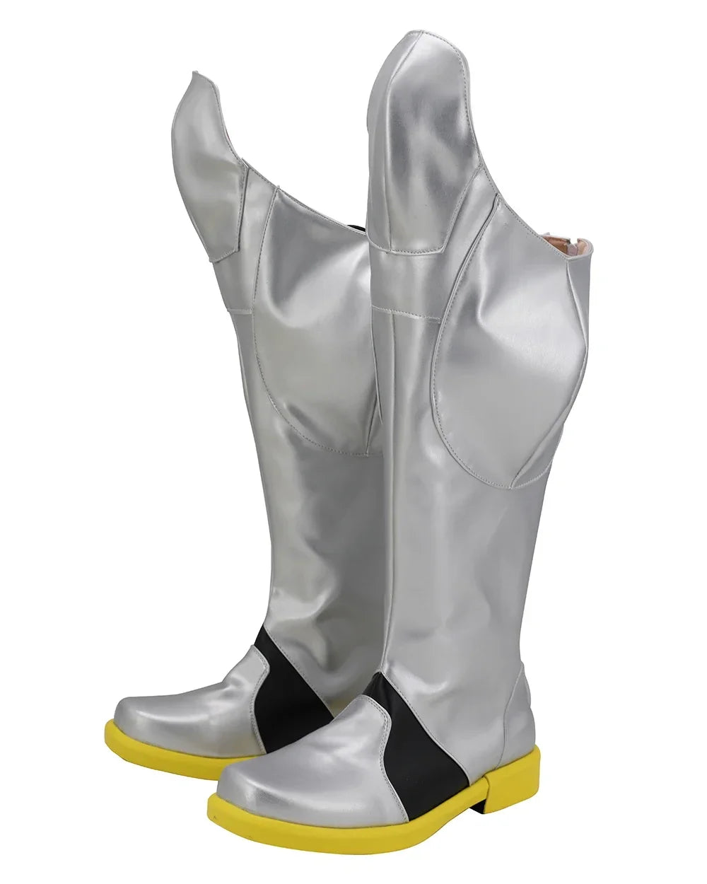 My Hero Academia All Might Cosplay Boots Silver Shoes Custom Made