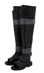 Fate Grand Order Saber Okita Souji Cosplay Boots Black Shoes